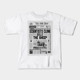 1996 The Year You Were Born | Year in Review Newspaper | Birthday Poster Kids T-Shirt